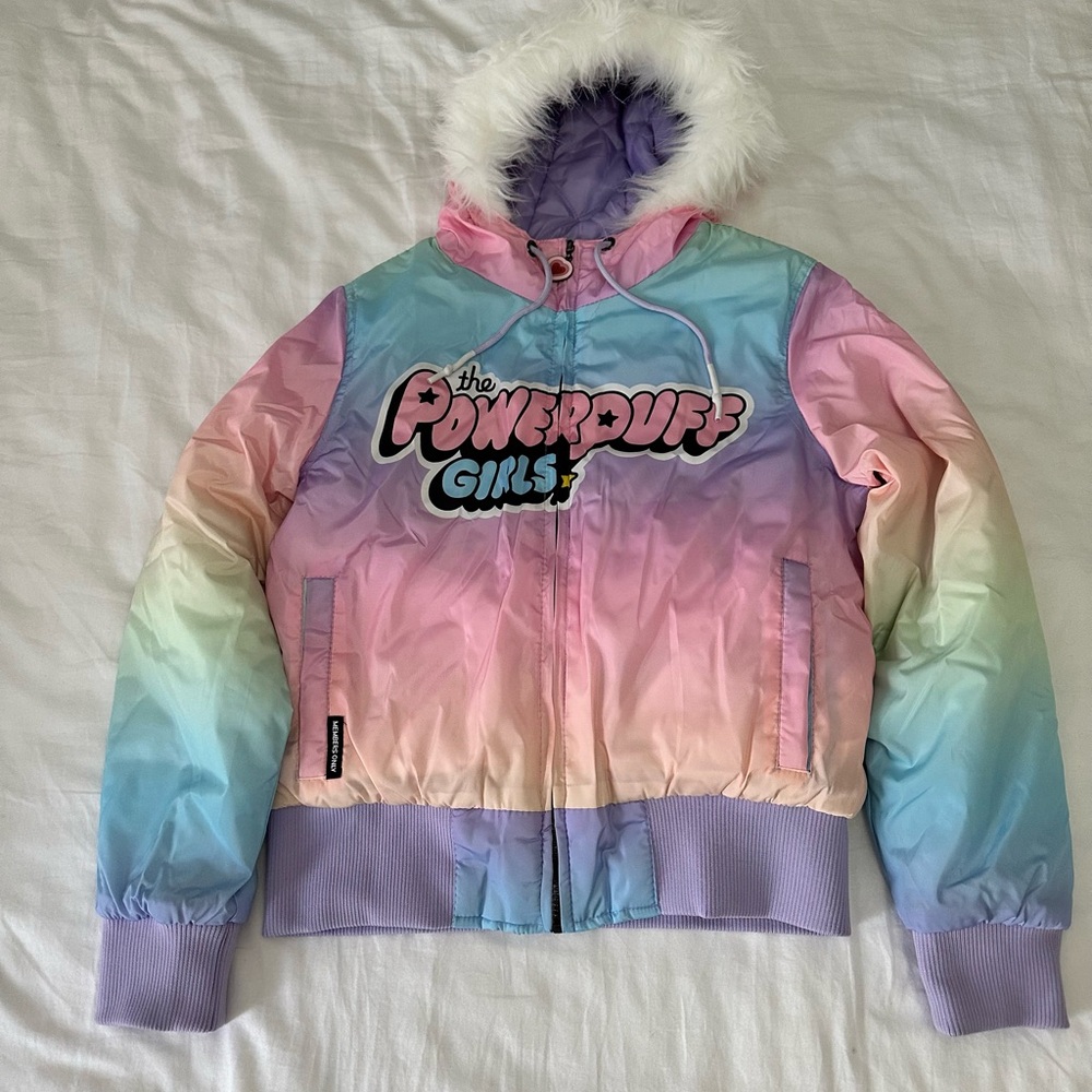 Members Only Power Puff Girls Women’s Jacket, NWOT, size small